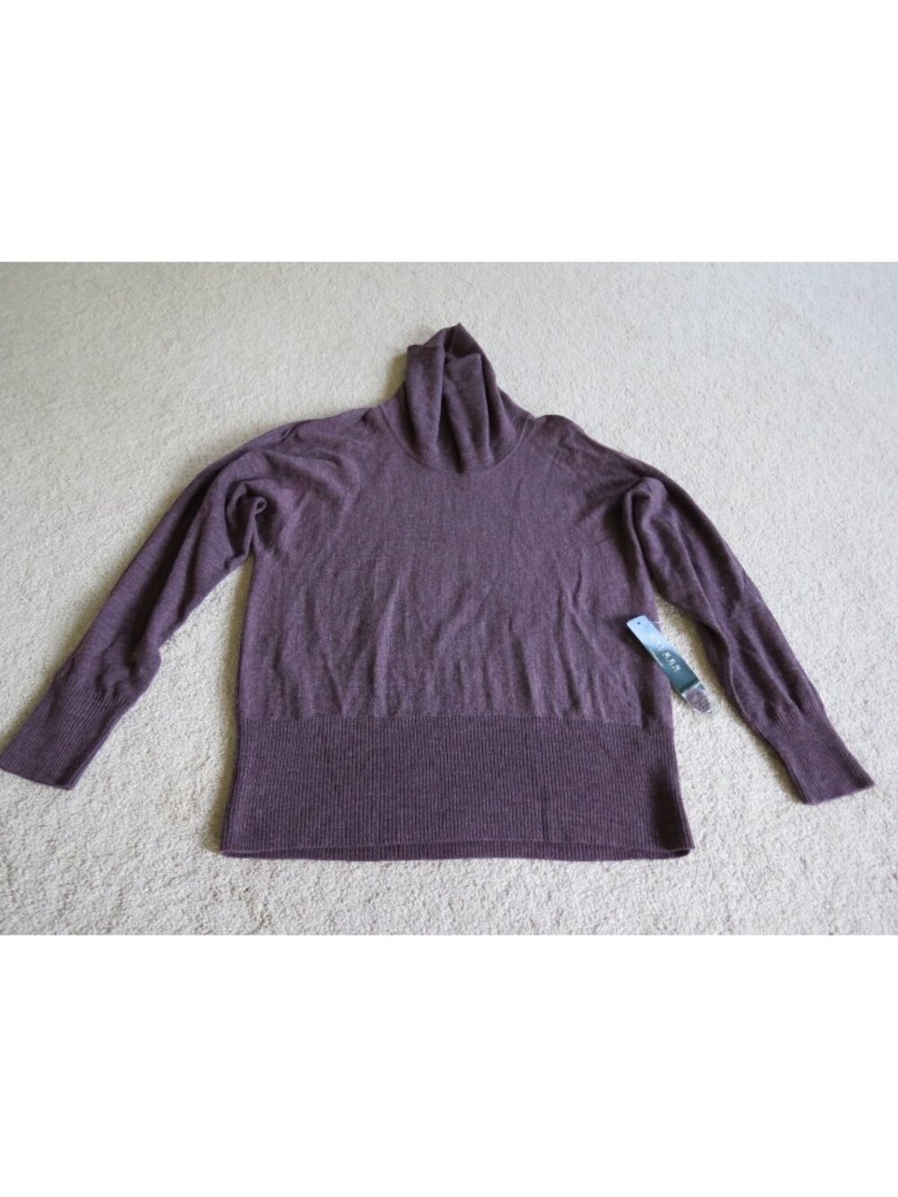 Women's Ralph Lauren Turtleneck Merino Wool Long Sleeve Sweater NWT Size XL